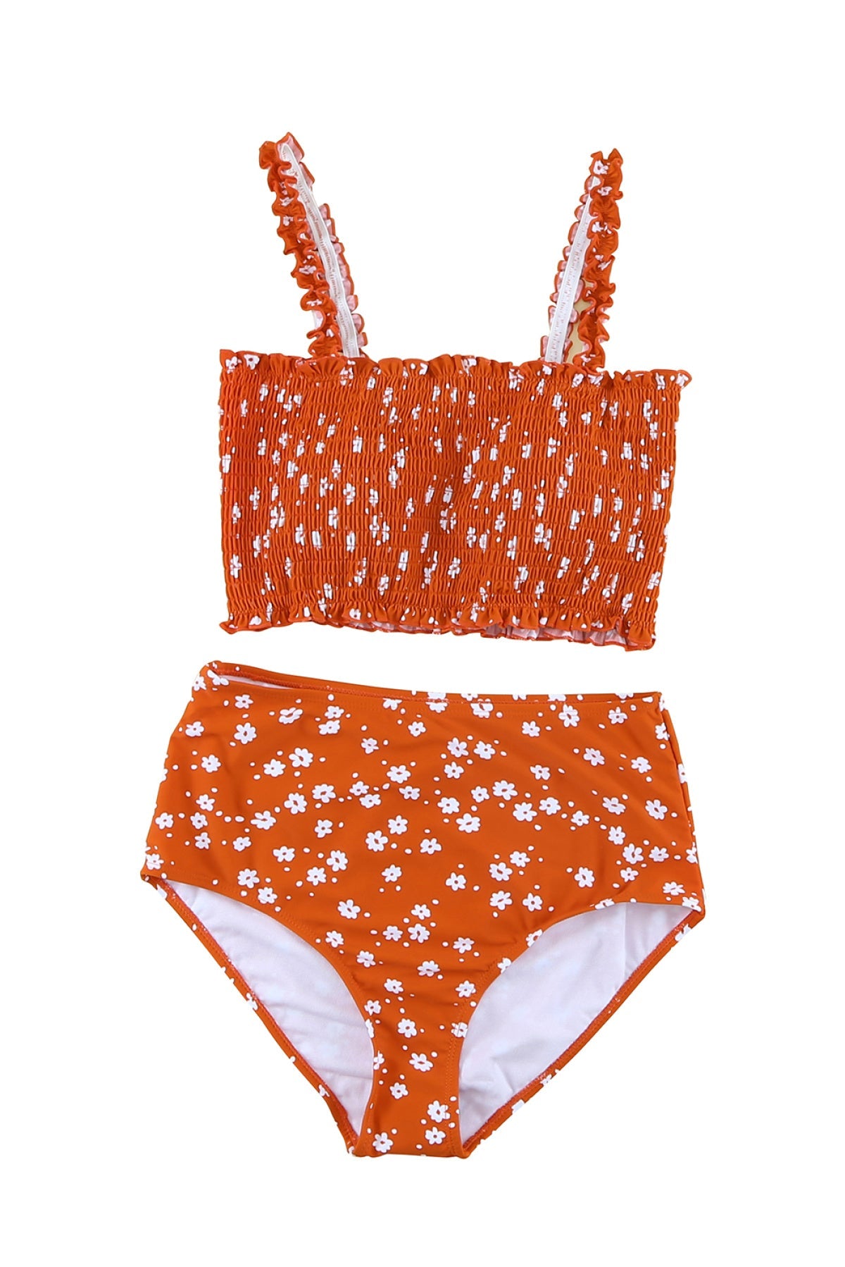 Flower Smocked Swimsuit