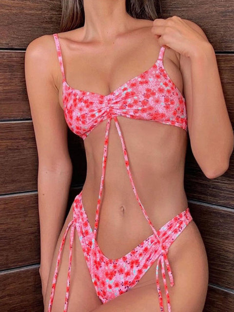 Triangle Double-Sided Bikini Set